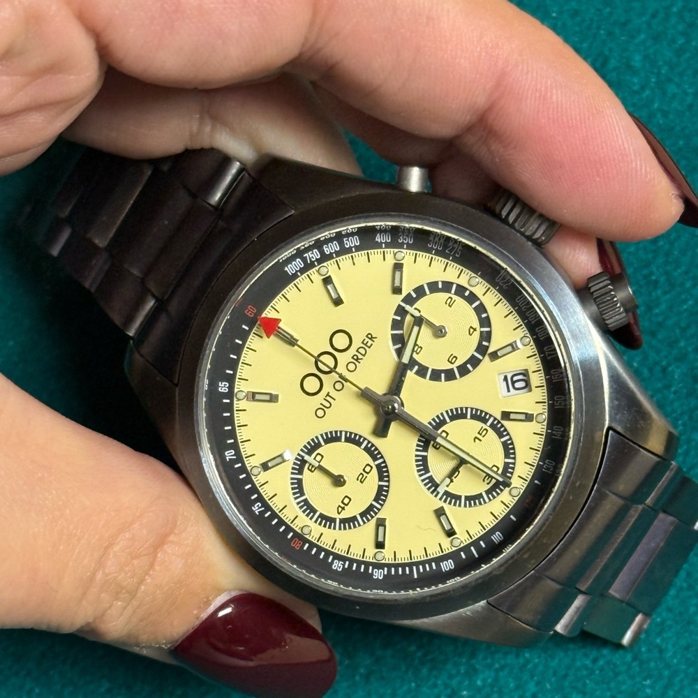 Out of Order Sporty Cronografo Chronograph Bracelet Watch, 40mm - Picture 7 of 9